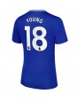 Billige Everton Ashley Young #18 Hjemmedrakt Dame 2024-25 Kortermet